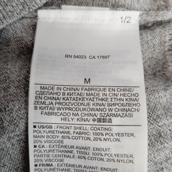 BANANA REPUBLIC Color-Block Mixed Media Crewneck Fine Knit Sweater Top Sz M - Picture 11 of 11